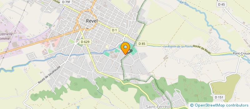 localisation de l'entreprise MADAME MARIE-CAROLINE FOURIE  REVEL