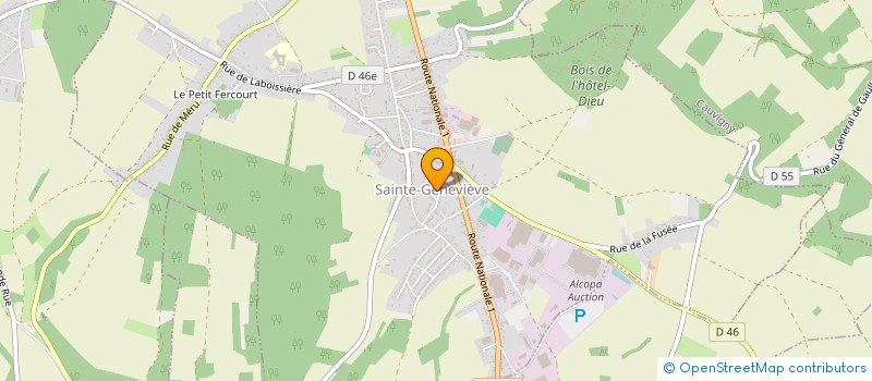 localisation de l'entreprise MADAME MARIE-CAROLINE GABRIEL  LE PRADET