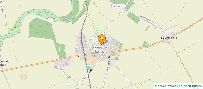 localisation de l'entreprise MADAME MARIE-CAROLINE GUILLAUMIN à ORGERES-EN-BEAUCE