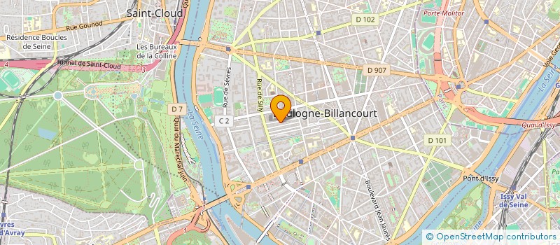 localisation de l'entreprise MADAME MARIE-CAROLINE HIELE à BOULOGNE-BILLANCOURT