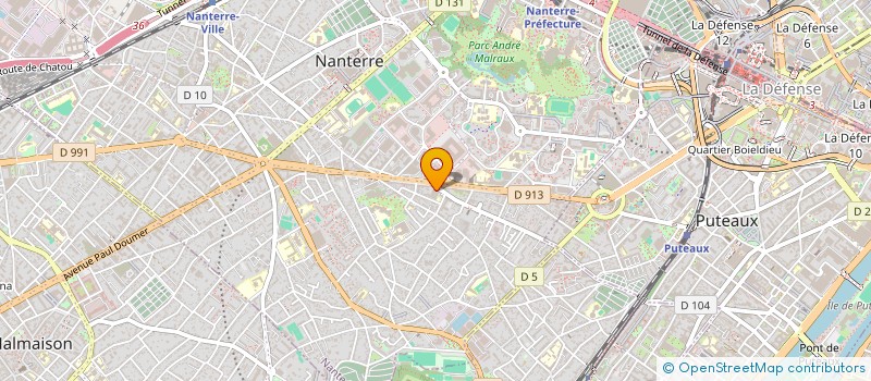 localisation de l'entreprise MADAME MARIE CAROLINE JAMES à NANTERRE