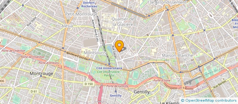 localisation de l'entreprise MADAME MARIE-CAROLINE LABBE  PARIS