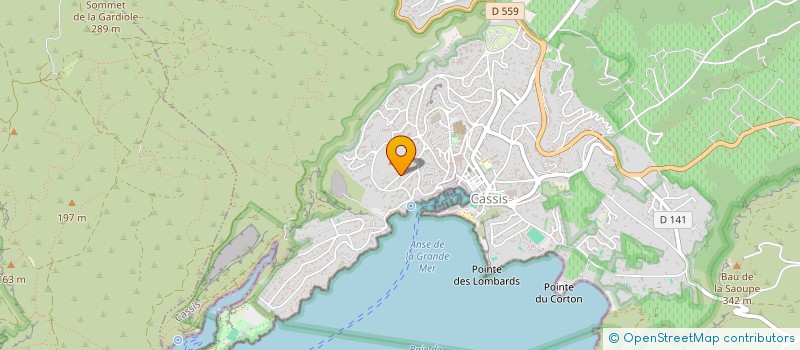 localisation de l'entreprise MADAME MARIE CAROLINE LAY  CASSIS