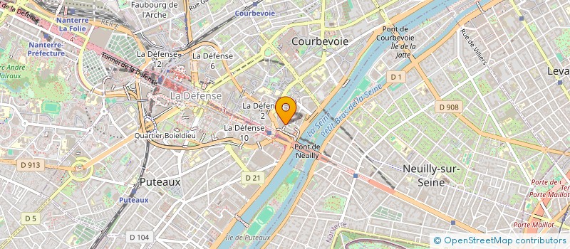 localisation de l'entreprise MADAME MARIE-CAROLINE LEGAIT à COURBEVOIE