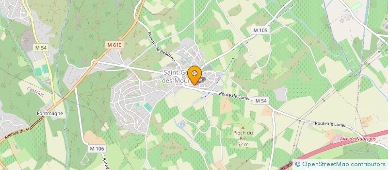 localisation de l'entreprise MADAME MARIE-CAROLINE MAILLE  SAINT-GENIES-DES-MOURGUES