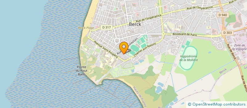 localisation de l'entreprise MADAME MARIE-CAROLINE MATHY  BERCK