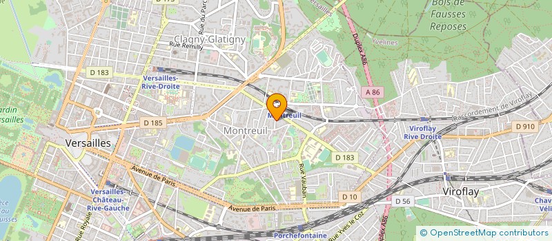 localisation de l'entreprise MADAME MARIE CAROLINE SENLIS à VERSAILLES
