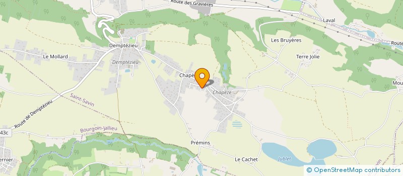 localisation de l'entreprise MADAME MARIE-CAROLINE SOARES  SAINT-SAVIN