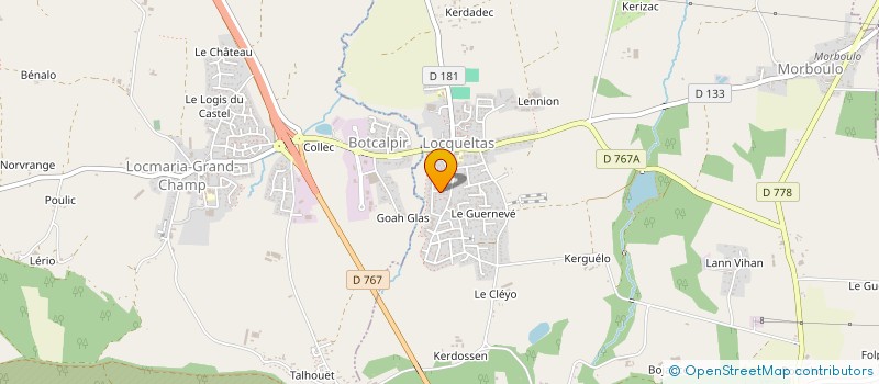 localisation de l'entreprise MADAME MARIE-CAROLINE VALPERGUE DE MASIN  LOCQUELTAS