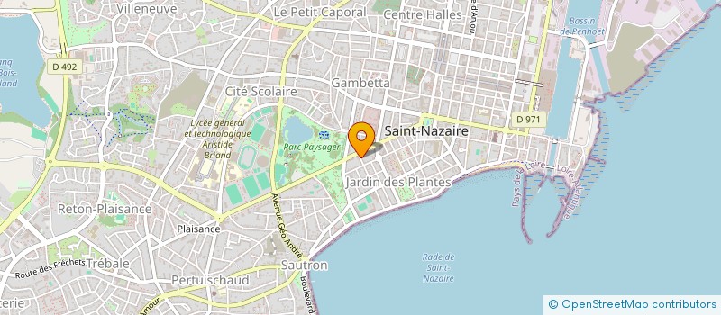 localisation de l'entreprise MADAME MARIE-CAROLINE VANDROMME à SAINT-NAZAIRE