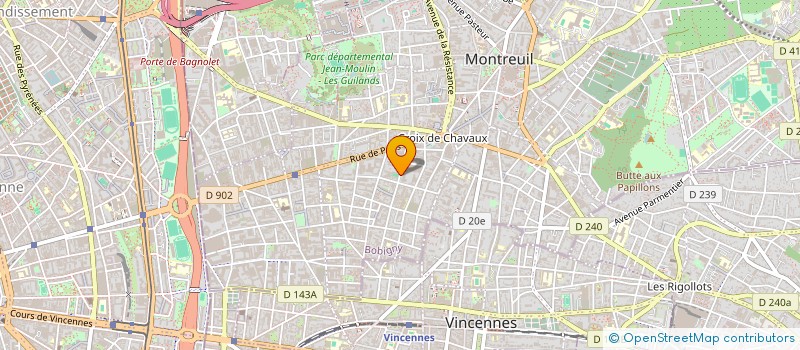 localisation de l'entreprise MADAME MARIE-CAROLINE VENET à MONTREUIL