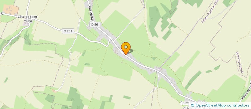 localisation de l'entreprise MADAME MARIE CARON  NOTRE-DAME-D'ALIERMONT