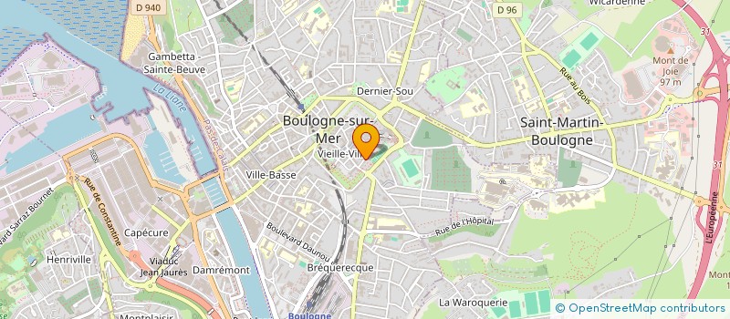 localisation de l'entreprise MADAME MARIE CAROUX à BOULOGNE-SUR-MER