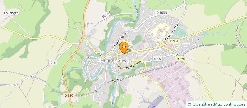 localisation de l'entreprise MADAME MARIE CARPENTIER  SEMUR-EN-AUXOIS