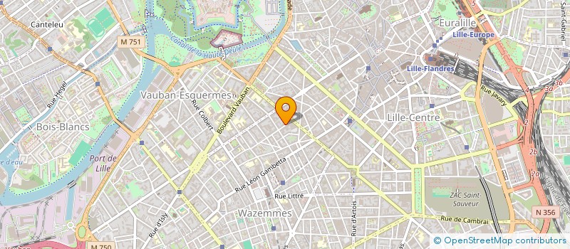 localisation de l'entreprise MADAME MARIE CARPENTIER  LILLE