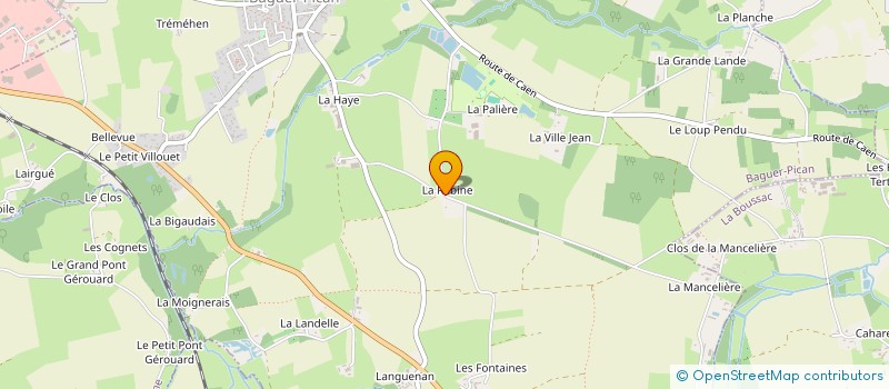 localisation de l'entreprise MADAME MARIE CARPENTIER  BAGUER-PICAN