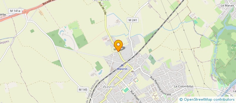 localisation de l'entreprise MADAME MARIE CARRE  WAVRIN