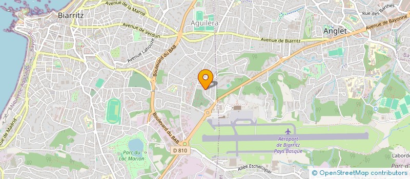 localisation de l'entreprise MADAME MARIE CARRERAS à BIARRITZ