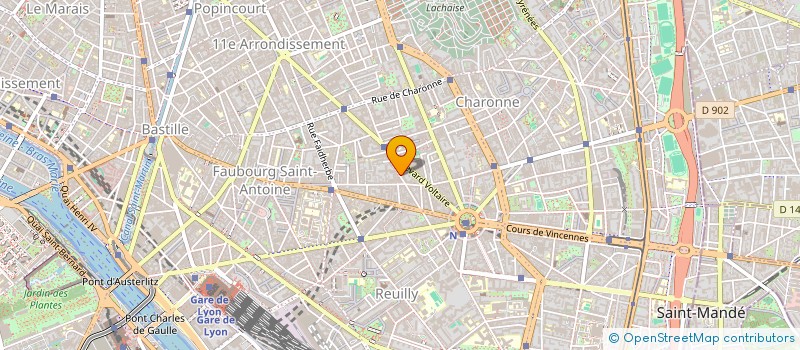 localisation de l'entreprise MADAME MARIE CARRON  PARIS