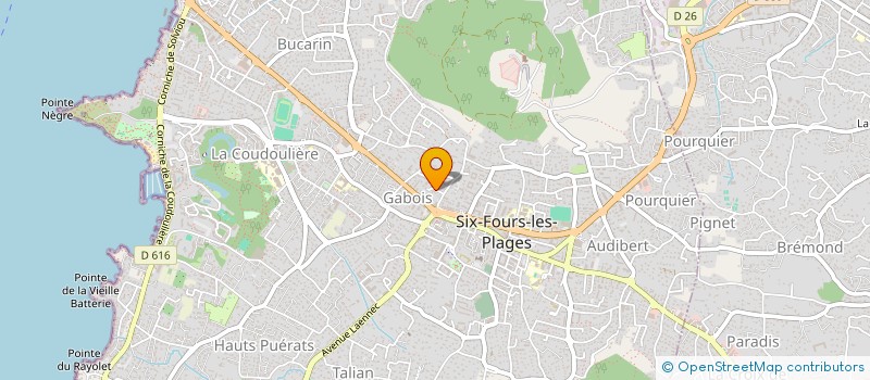 localisation de l'entreprise MADAME MARIE CARROT à SIX-FOURS-LES-PLAGES