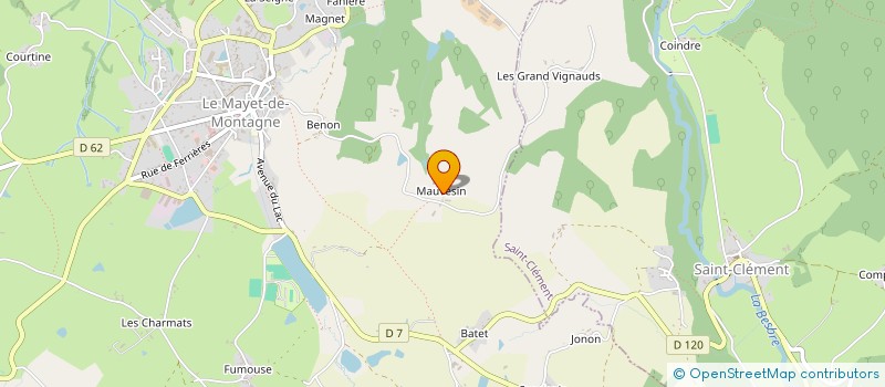 localisation de l'entreprise MADAME MARIE CARTON à LE MAYET-DE-MONTAGNE