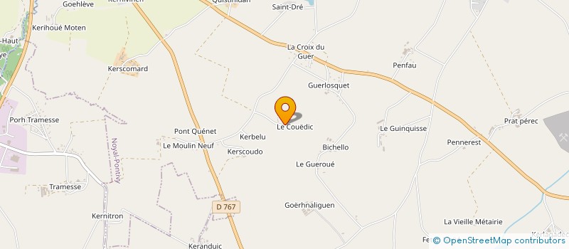 localisation de l'entreprise MADAME MARIE CARTON  NOYAL-PONTIVY