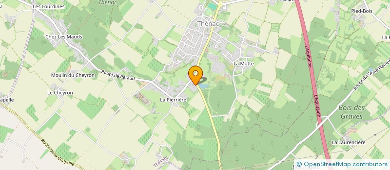 localisation de l'entreprise MADAME MARIE CARUEL  THENAC