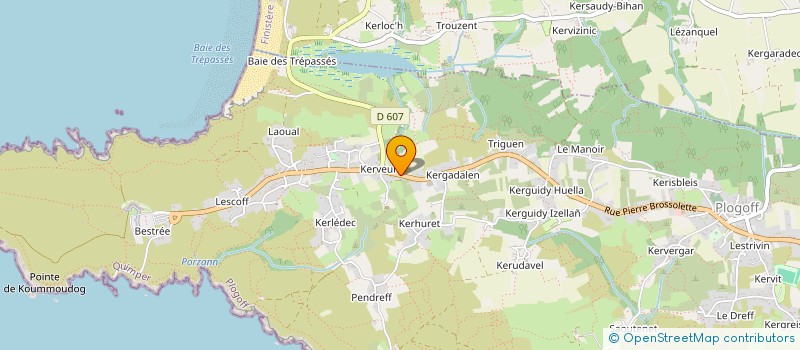 localisation de l'entreprise MADAME MARIE CARVAL  PLOGOFF