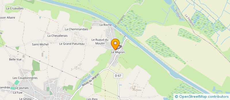 localisation de l'entreprise MADAME MARIE CARVALHO  FROSSAY