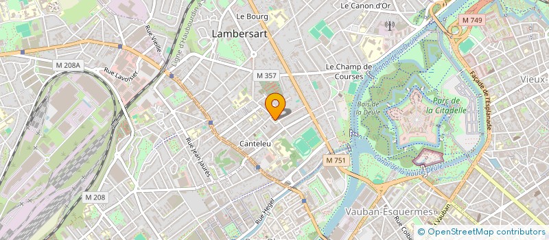 localisation de l'entreprise MADAME MARIE CASAGRANDE  VERLINGHEM