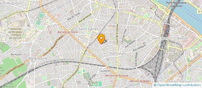 localisation de l'entreprise MADAME MARIE CASANAVE  BORDEAUX