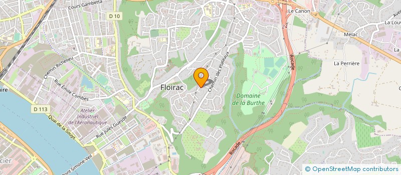 localisation de l'entreprise MADAME MARIE CASANOVA  FLOIRAC