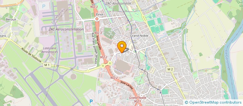 localisation de l'entreprise MADAME MARIE CASAS à BLAGNAC