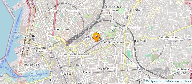 localisation de l'entreprise MADAME MARIE CASCIOTTI à MARSEILLE