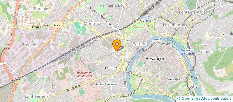 localisation de l'entreprise MADAME MARIE CASIER à BESANCON