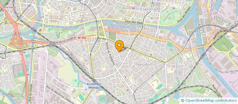 localisation de l'entreprise MADAME MARIE CASPER  STRASBOURG
