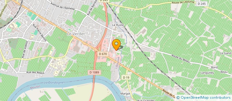 localisation de l'entreprise MADAME MARIE CASSADOUR à LIBOURNE
