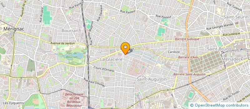 localisation de l'entreprise MADAME MARIE CASSAGNE LATUTE  MERIGNAC