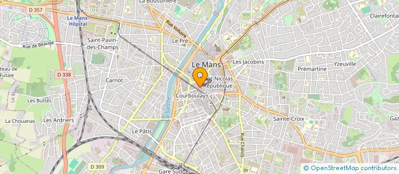 localisation de l'entreprise MADAME MARIE CASSANTE  LE MANS