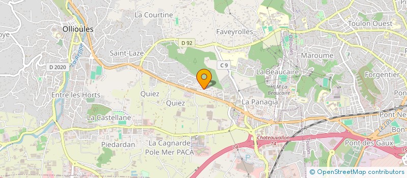 localisation de l'entreprise MADAME MARIE CASSEL à OLLIOULES