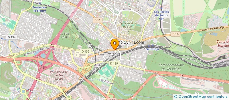 localisation de l'entreprise MADAME MARIE CASSES  SAINT-CYR-L'ECOLE