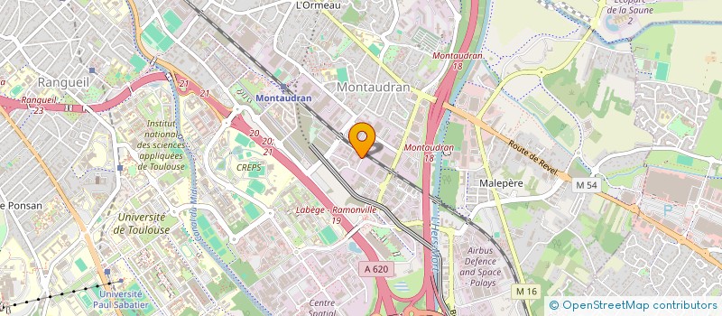 localisation de l'entreprise MADAME MARIE CASSOU  TOULOUSE