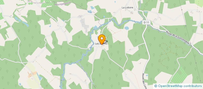 localisation de l'entreprise MADAME MARIE CASTAGNA  MONTCARET