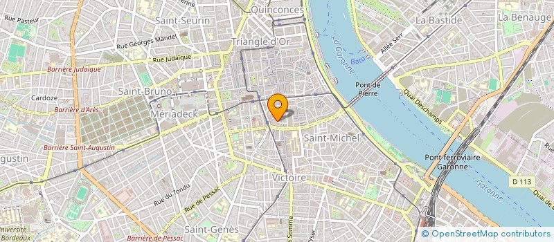 localisation de l'entreprise MADAME MARIE CASTANT  BORDEAUX