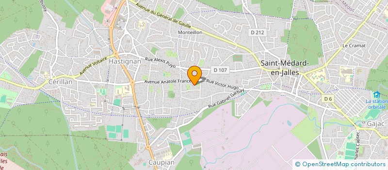 localisation de l'entreprise MADAME MARIE CASTERA à SAINT-MEDARD-EN-JALLES