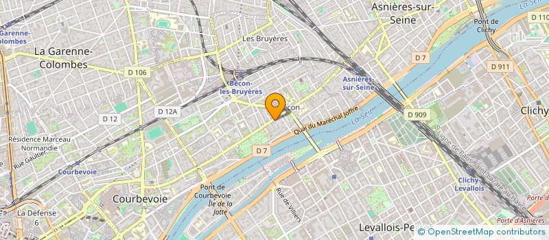 localisation de l'entreprise MADAME MARIE CASTRIE à COURBEVOIE