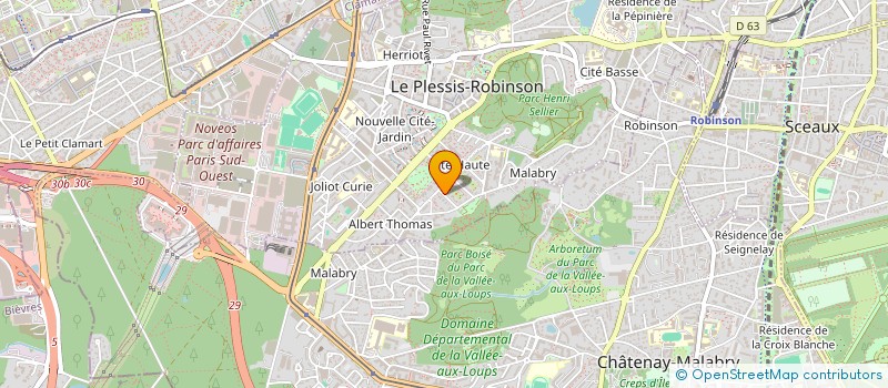 localisation de l'entreprise MADAME MARIE CATALA  LE PLESSIS-ROBINSON