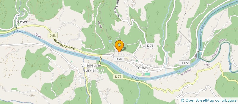 localisation de l'entreprise MADAME MARIE CATHALA  SAINT-JULIEN-GAULENE