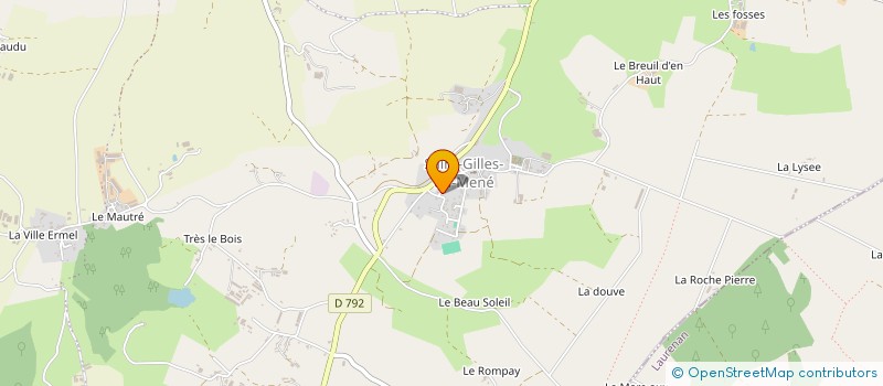 localisation de l'entreprise MADAME MARIE CATHERINE ARTUR à LE MENE