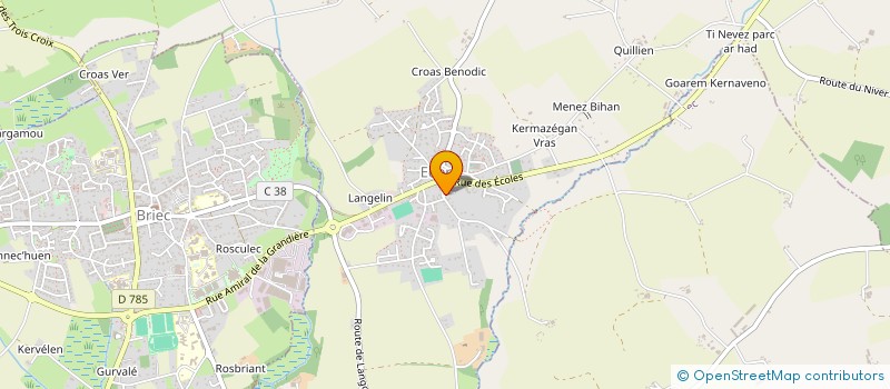 localisation de l'entreprise MADAME MARIE CATHERINE CARIOU  EDERN